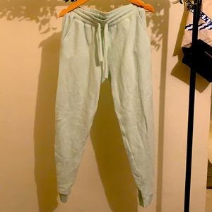 Soft sweatpants and sweatshirt set